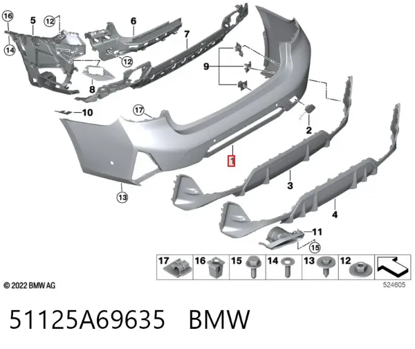  51125A69635 BMW