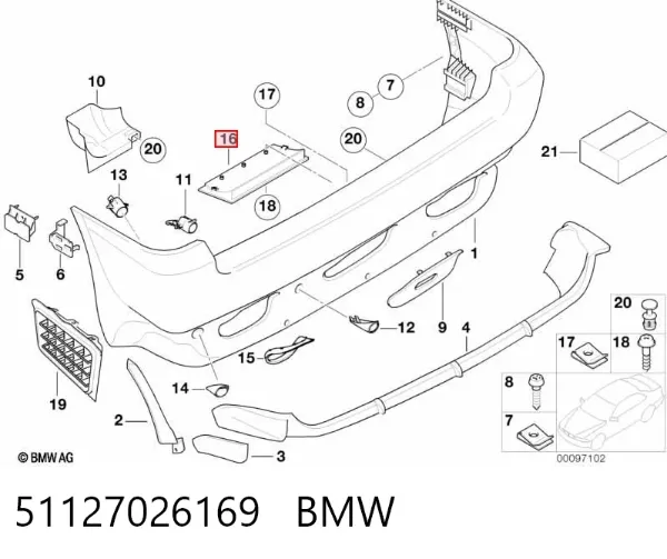  51127026169 BMW