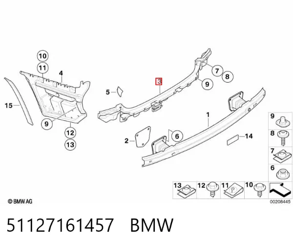  51127161457 BMW