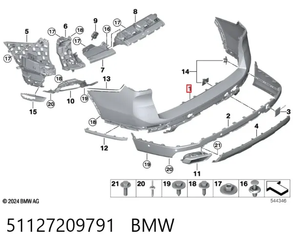  51127209791 BMW