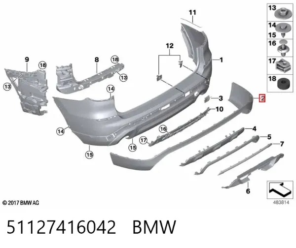  51127416042 BMW