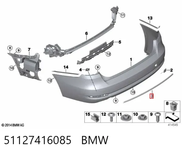  51127416085 BMW
