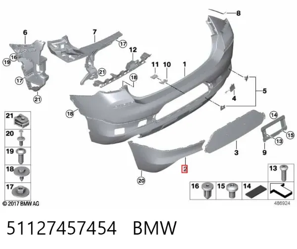  51127457454 BMW
