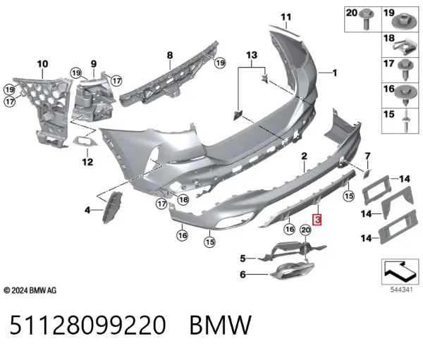  51128099220 BMW