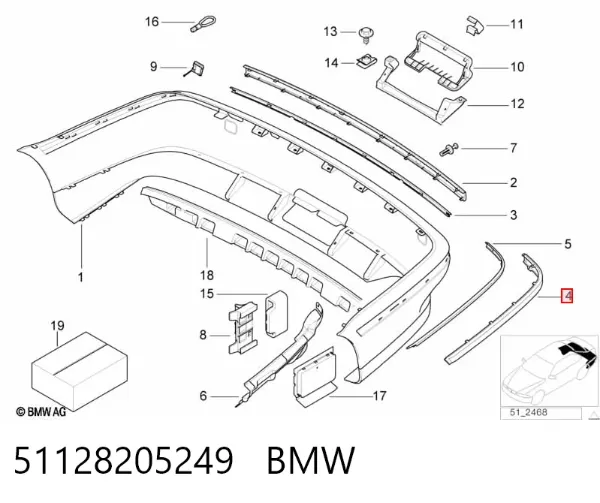  51128205249 BMW