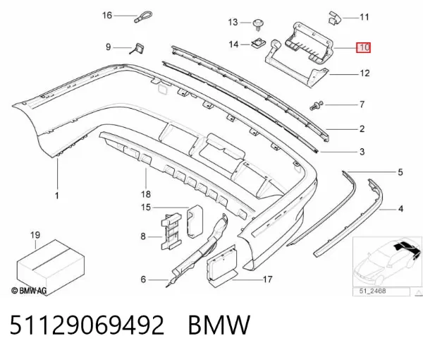  51129069492 BMW
