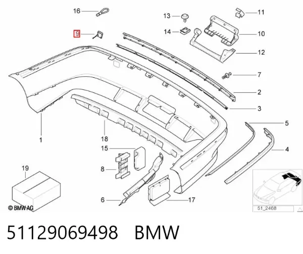  51129069498 BMW