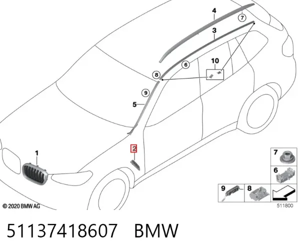  51137418607 BMW