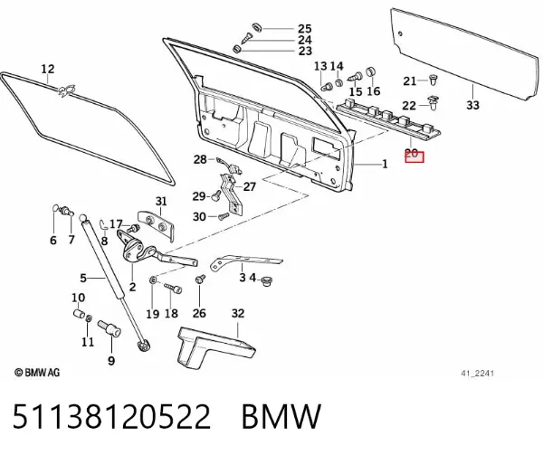 51138120522 BMW