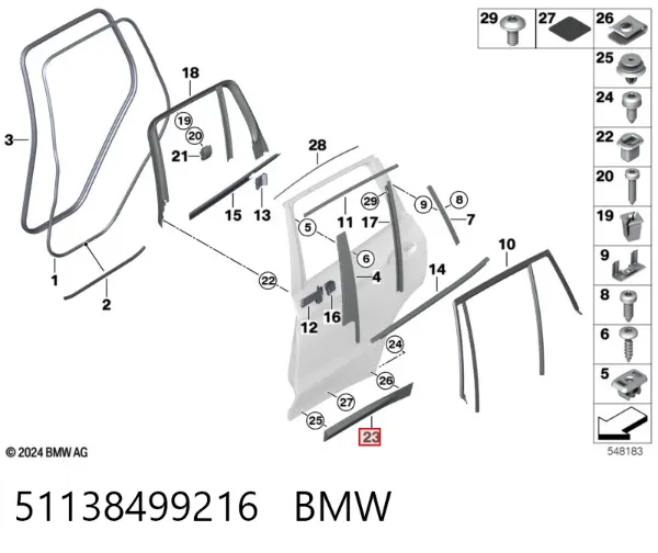  51138499216 BMW