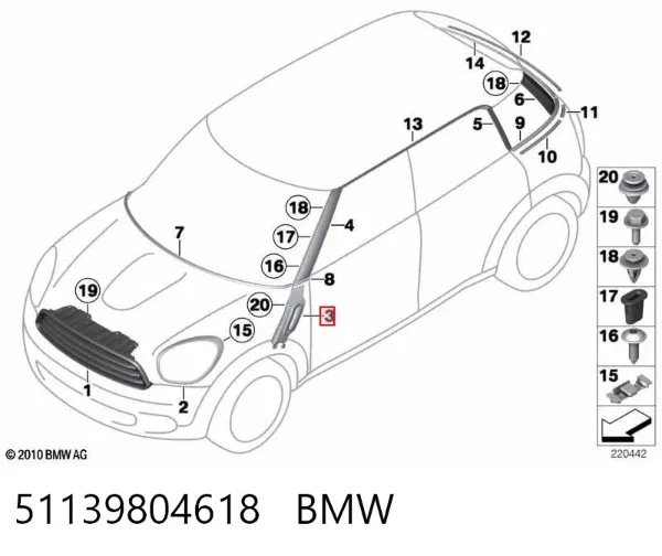  51139804618 BMW