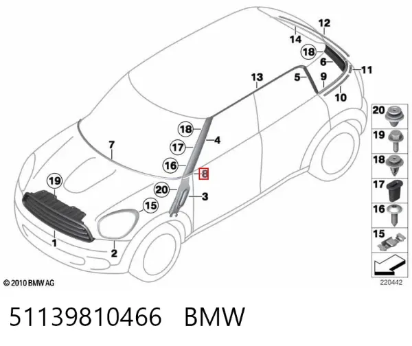  51139810466 BMW