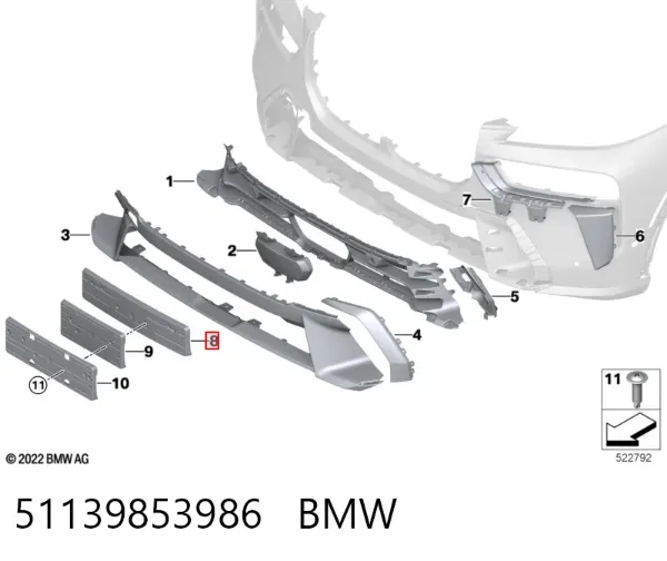  51139853986 BMW