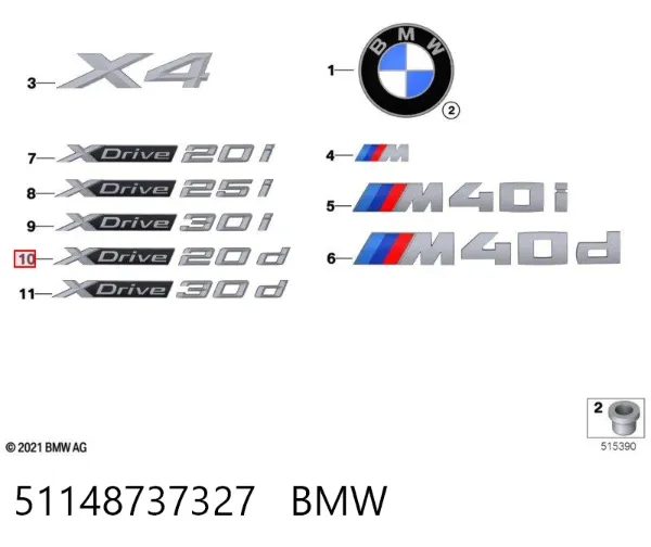  51148737327 BMW