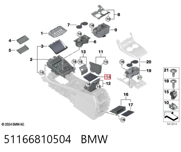  51166810504 BMW