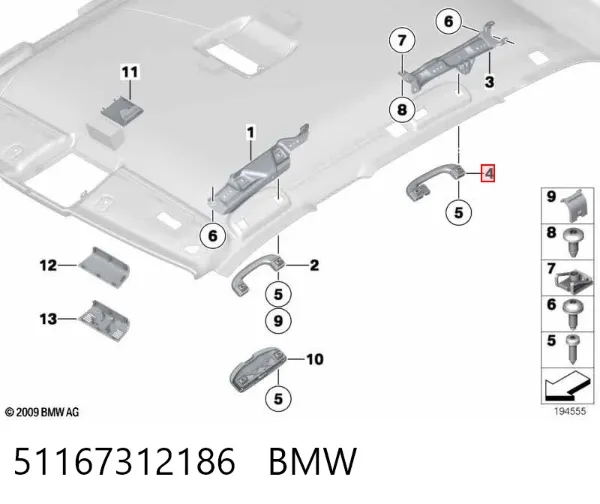  51167312186 BMW
