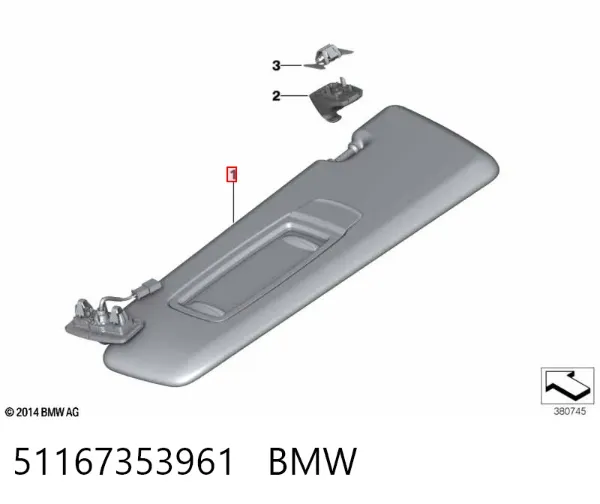  51167353961 BMW