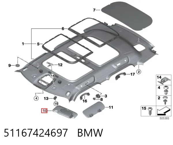 51167424697 BMW