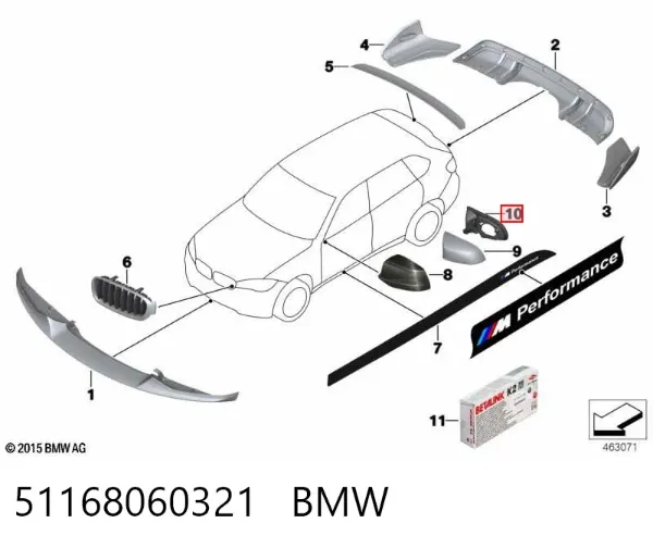  51168060321 BMW