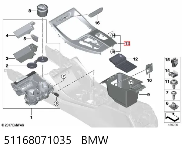  51168071035 BMW
