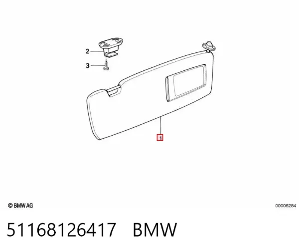  51168126417 BMW