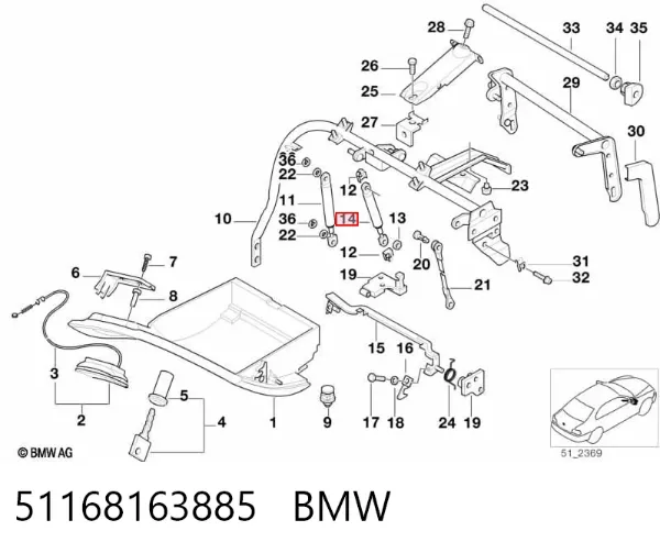  51168163885 BMW