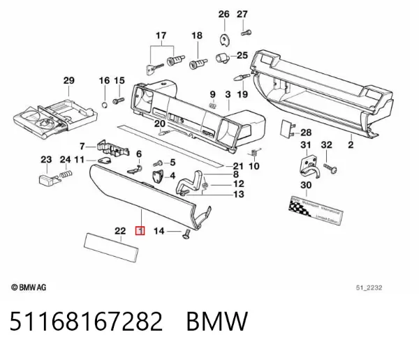  51168167282 BMW