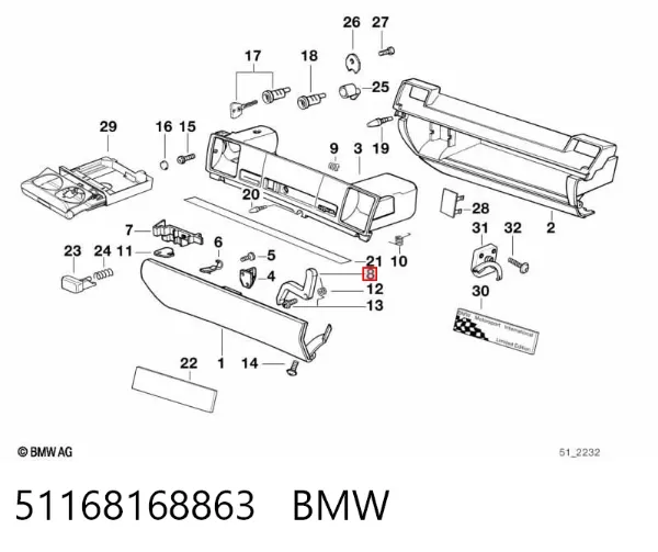  51168168863 BMW
