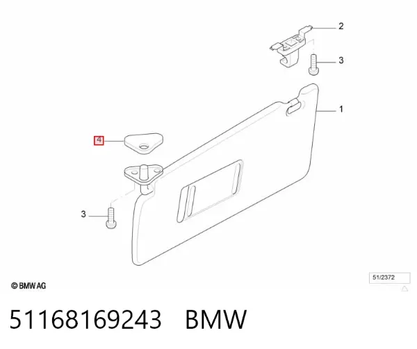  51168169243 BMW
