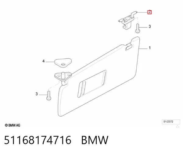  51168174716 BMW