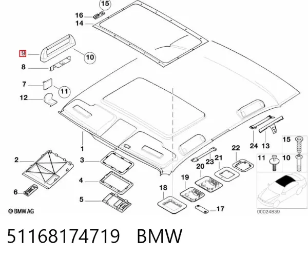  51168174719 BMW