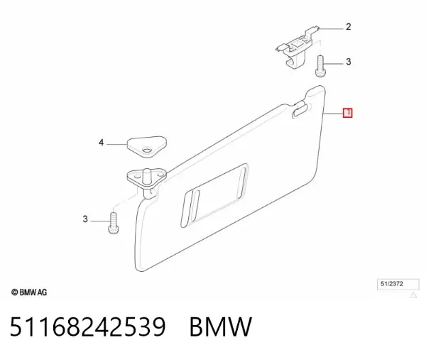  51168242539 BMW