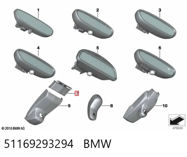  51169293294 BMW