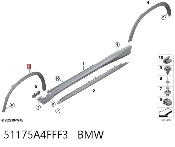  51175A4FFF3 BMW