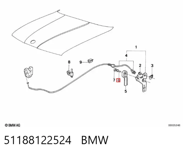  51188122524 BMW