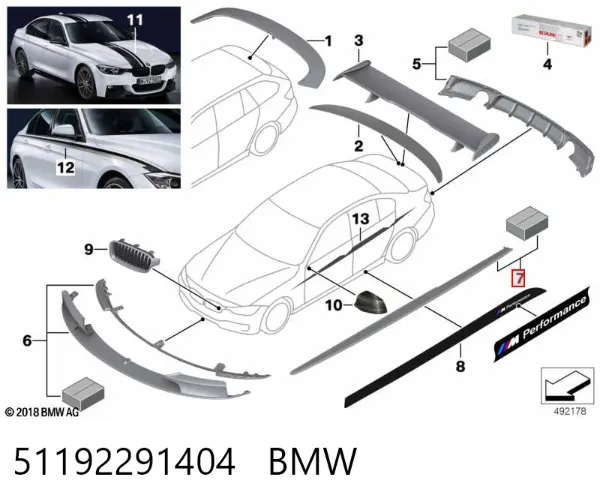  51192291404 BMW