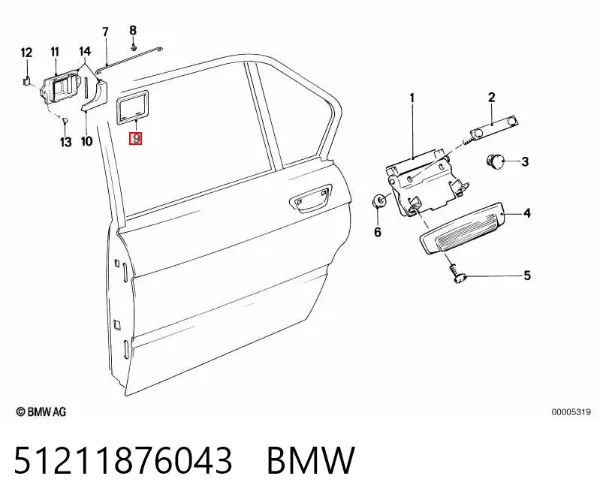  51211876043 BMW