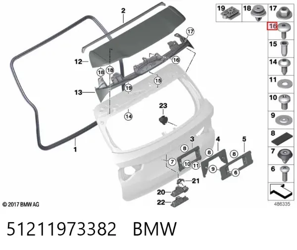  51211973382 BMW