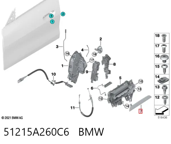  51215A260C6 BMW