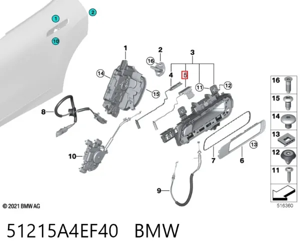  51215A4EF40 BMW