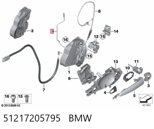  51217205795 BMW
