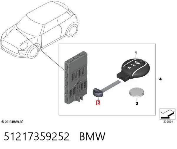  51217359252 BMW