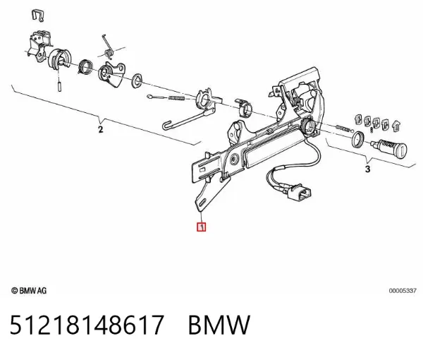 Ручка двери передней наружная 51218148617 BMW