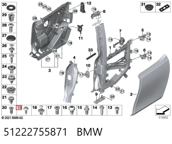  51222755871 BMW