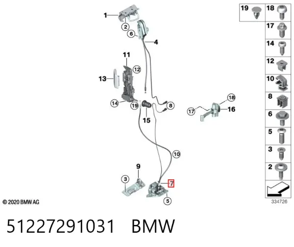  51227291031 BMW