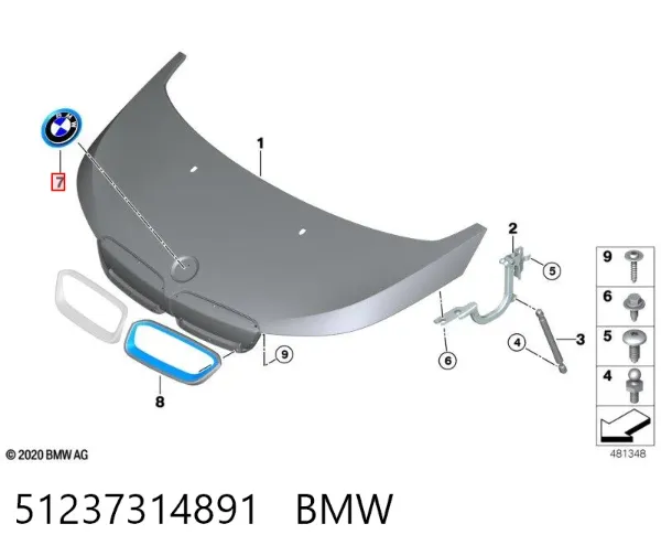  51237314891 BMW