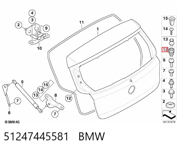  51247445581 BMW