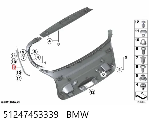  51247453339 BMW