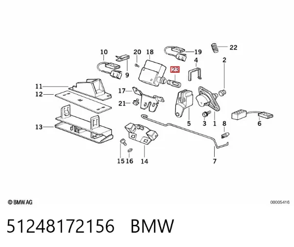  51248172156 BMW