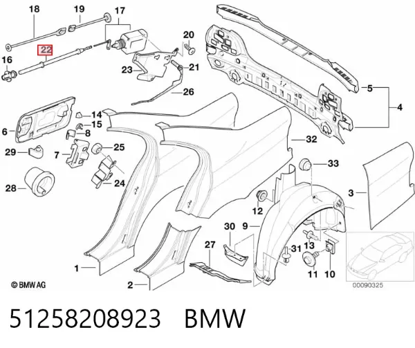  51258208923 BMW